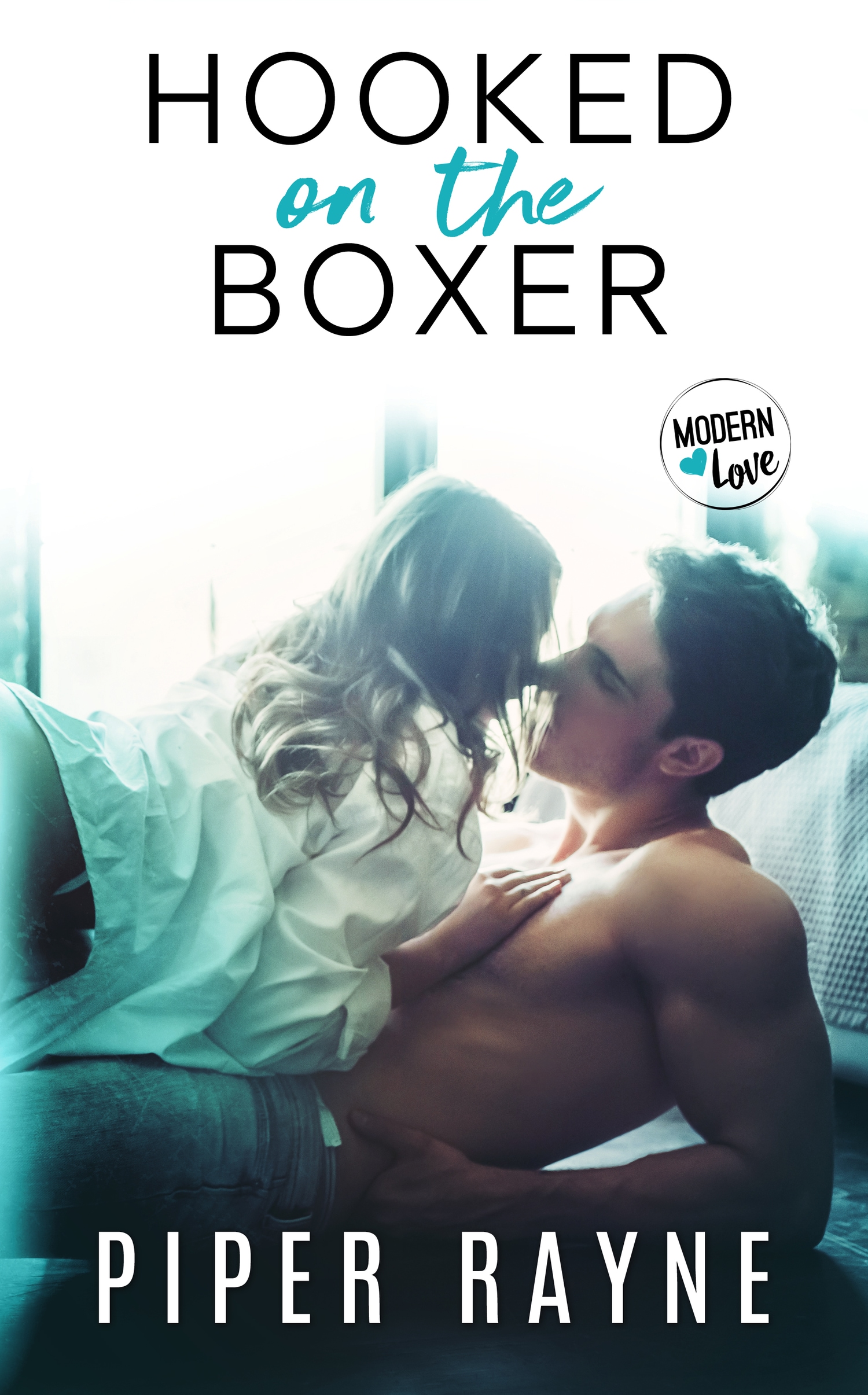  Hooked on the Boxer by Piper Rayne is an opposites attract sports romance novel.  The story is filled with laughter and angst.