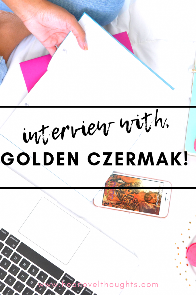 Meet male romance author, Golden Czermak we discuss his writing style, his spirit animal and what he is doing when he isn't writing.