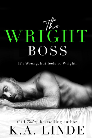 The Wright Boss by K.A. Linde is a best friend's ex boyfriend and office romance set in a small town. This steamy romance is perfectly paced!