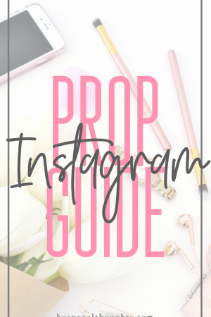 The Instagram Prop guide that can have every prop delivered to your door in just two days! That will take your bookstagram photos to the the next level!