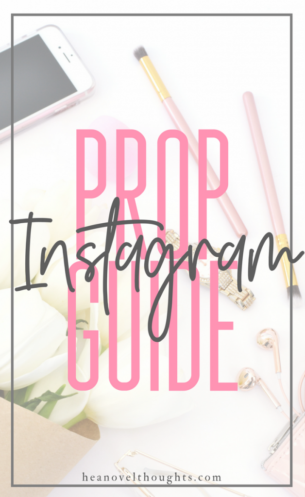 The Instagram Prop guide that can have every prop delivered to your door in just two days! That will take your bookstagram photos to the the next level!