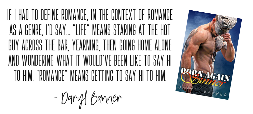Daryl Banner defines romance