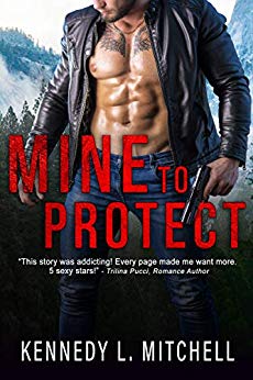 Mine to Protect by Kennedy L Mitchell is one heck of a romantic suspense novel. From the beginning things are intense and a little on the creepy side, but if you love suspense you will be sucked right into it!  