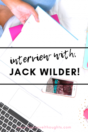 Meet male romance author, Jack Wilder we discuss his writing style, his spirit animal and what he is doing when he isn't writing.