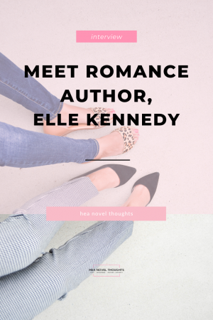 Elle Kennedy stopped by HEA Novel Thoughts for a quick interview to celebrate her latest contemporary romance release, The Chase.