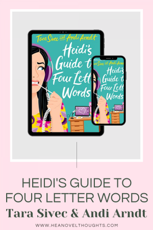 Heidi's Guide to Four Letter words is the perfect blend of humor and character growth, and it will charm you from the start, it's a must listen audio book!