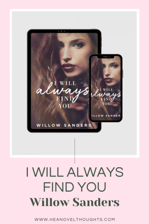 I Will Always Find You is the first book in the Jefe Cartel series and I can’t wait to see where things go from here in this romantic suspense series.