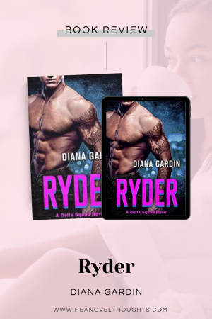 Ryder by Diana Gardin is the second book in the romantic suspense series, Delta Squad. You will have a heavy sense of foreboding the entire story.