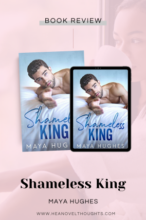 Shameless King is a steamy enemies to lovers, college sports romance. The chemistry between Declan and Mak was combustible!