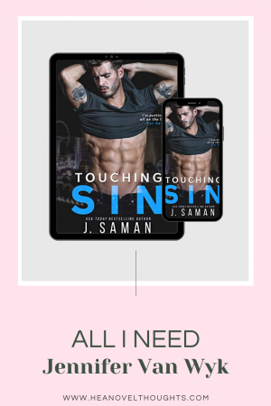 Touching Sin is the first book in the brand new Vegas Sin series by J. Saman. These are romantic suspense reads set in Las Vegas.