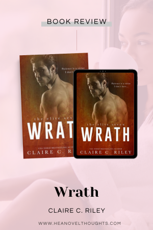 Wrath, the third book in the dark romantic suspense series, Elite Seven, is a hot, intense and complicated. I can't wait to see how this series plays out.