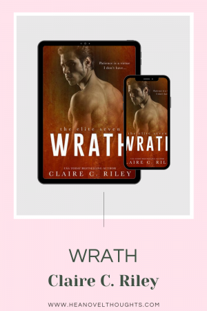 Wrath, the third book in the dark romantic suspense series, Elite Seven, is a hot, intense and complicated. I can't wait to see how this series plays out.