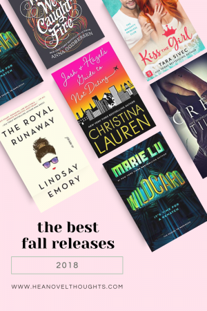 Most Anticipated Fall Reads that every romance reader must read this fall! From the past to the future and contemporaries there is something for ever reader!
