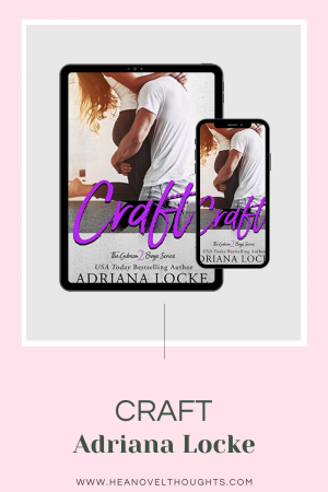 Craft by Adriana Locke is an emotionally charged friends to lovers small town romance that I highly recommend everyone reads.