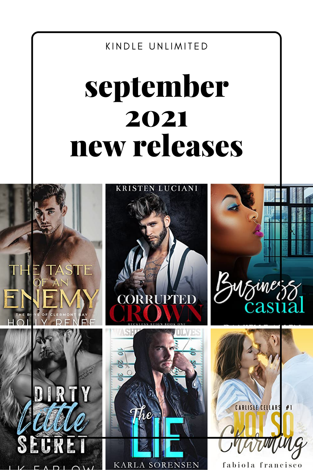 September 2021 New Book Releases in Kindle Unlimited - HEA Novel Thoughts