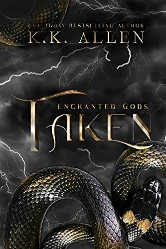 Taken by K.K. Allen the final book in Enchanting Gods is releasing October 5, 2021.